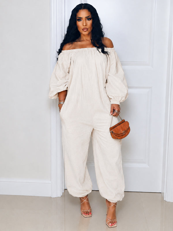 Off Shoulder Heram Jumpsuit