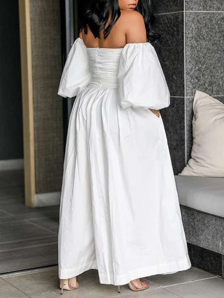 Morchique Off-Shoulder Wide-Leg Jumpsuit