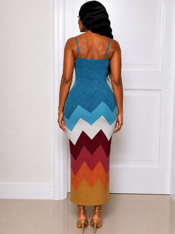 Printed Cami Bodycon Dress