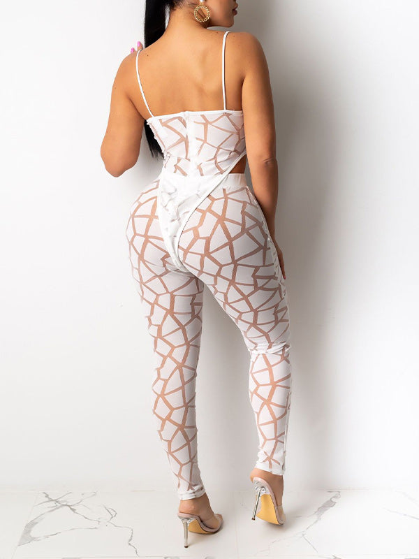 Sheer Cami Bodysuit & Pants Set