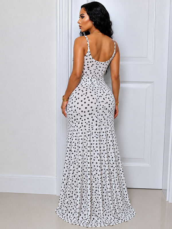 Dot Cami Maxi Dress