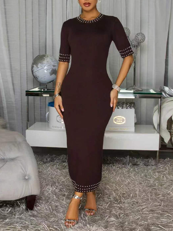 Studded Bodycon Dress