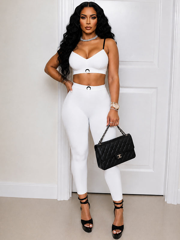 Logo Cami Top & Skinny Pants Set