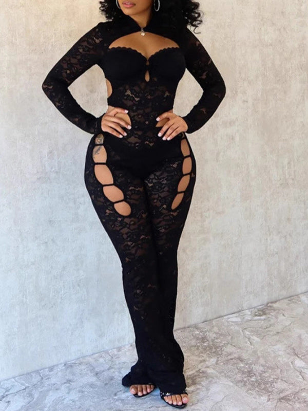 Lace Cutout Jumpsuit
