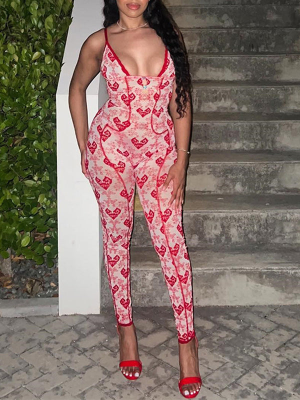 Printed Cami Jumpsuit
