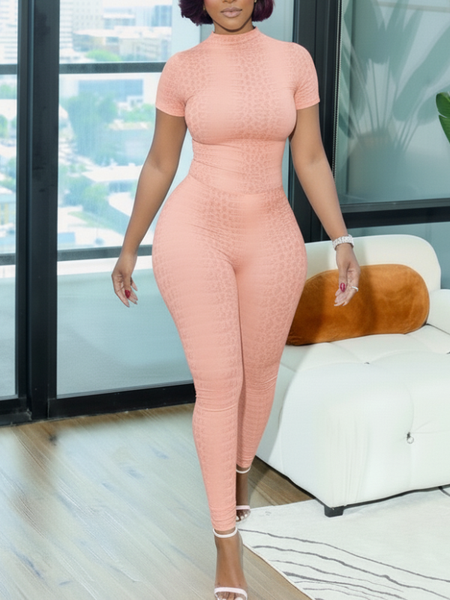 Snake-Print Tee & Pants Set