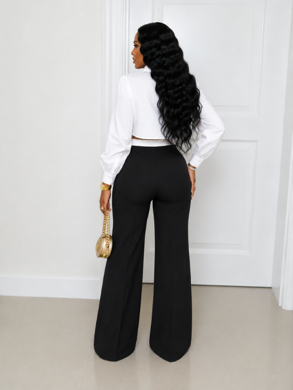 Two-Tone Combo Pants