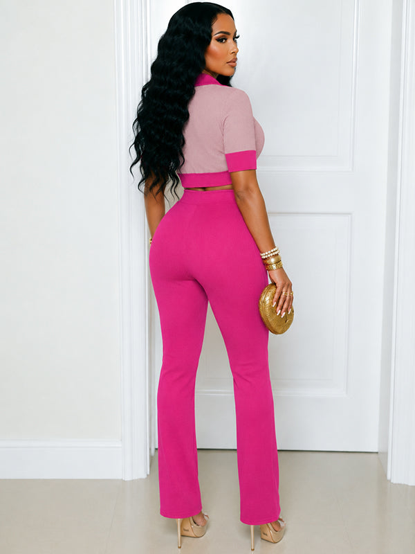 Polo Top & Pants Set