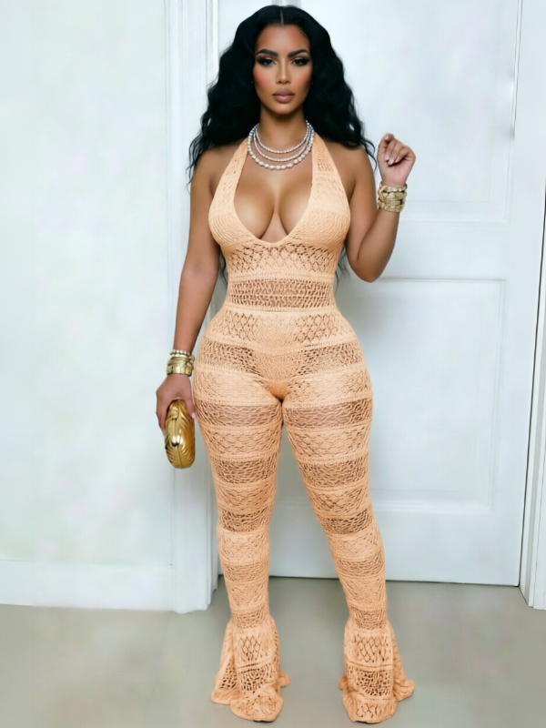 Lace Halter Jumpsuit