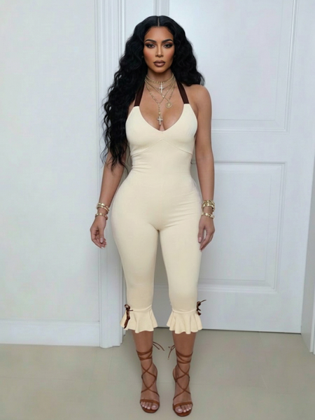Halter Tied Jumpsuit