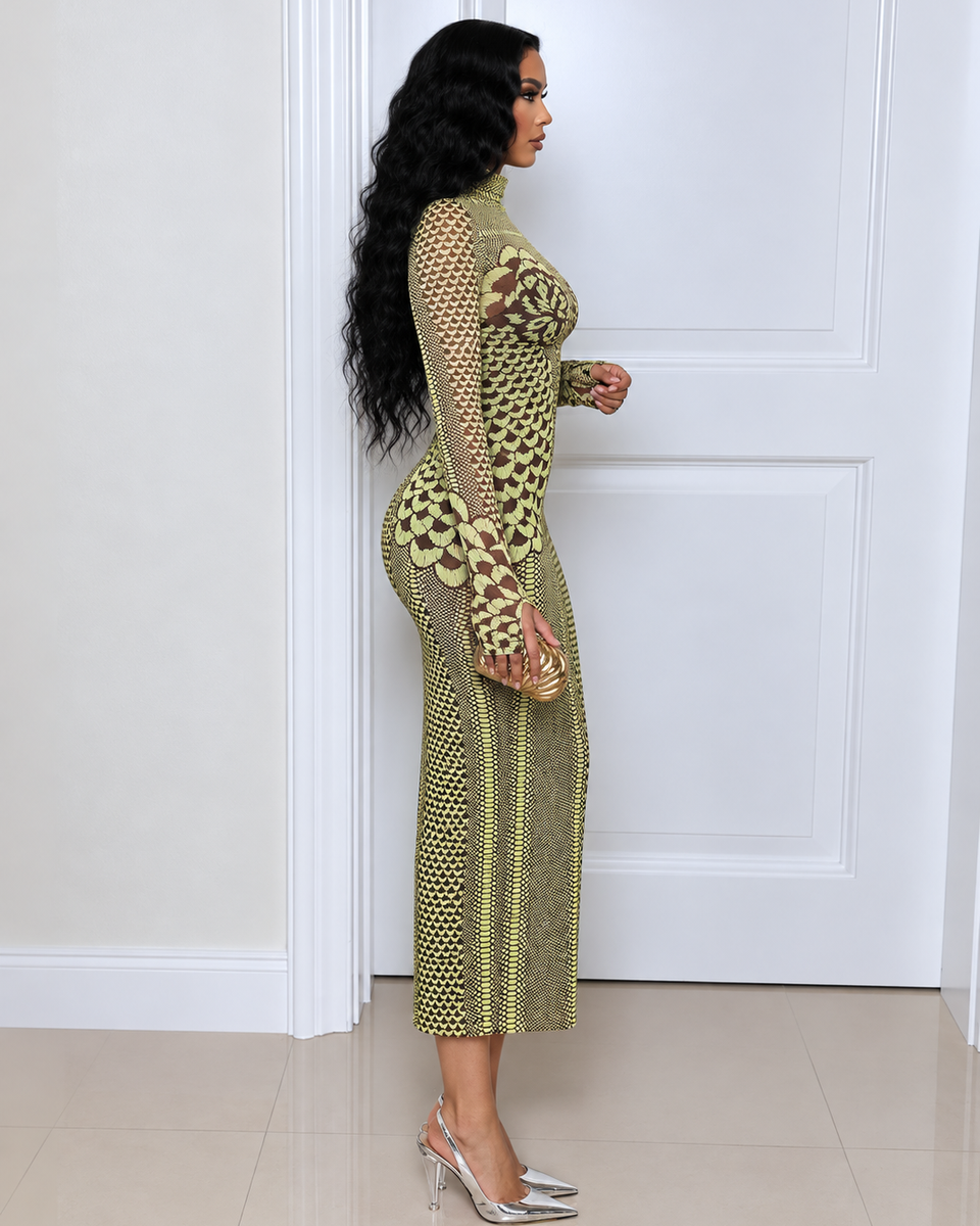 Printed Maxi Dress