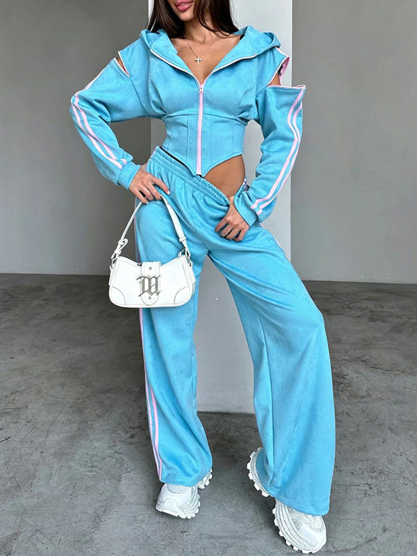 Zip Hoodie & Pants Set