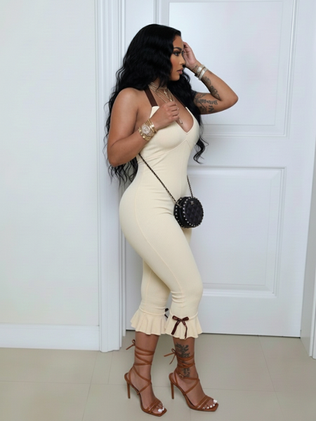Halter Tied Jumpsuit