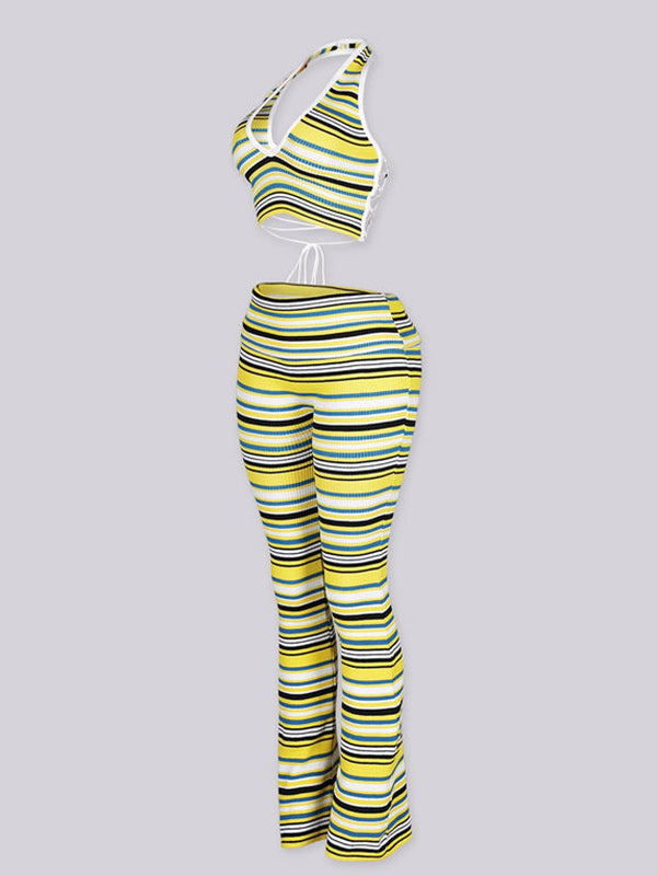 Stripe Tank Top & Pants Set