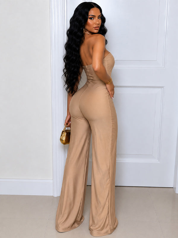 Strapless Cutout Jumpsuit