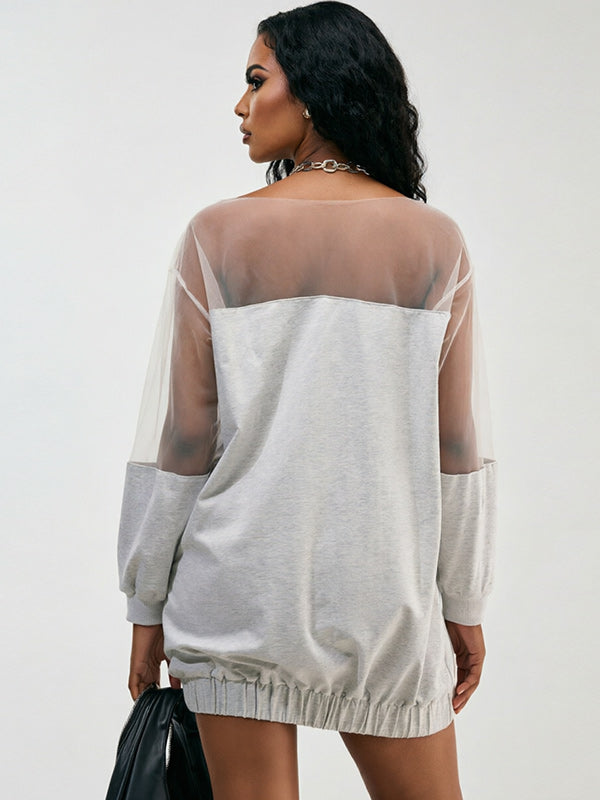 Sheer Reveal Mini Dress