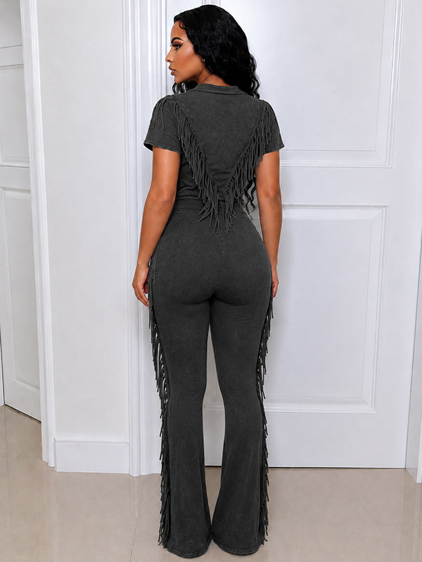 Fringe Combo Pants Set