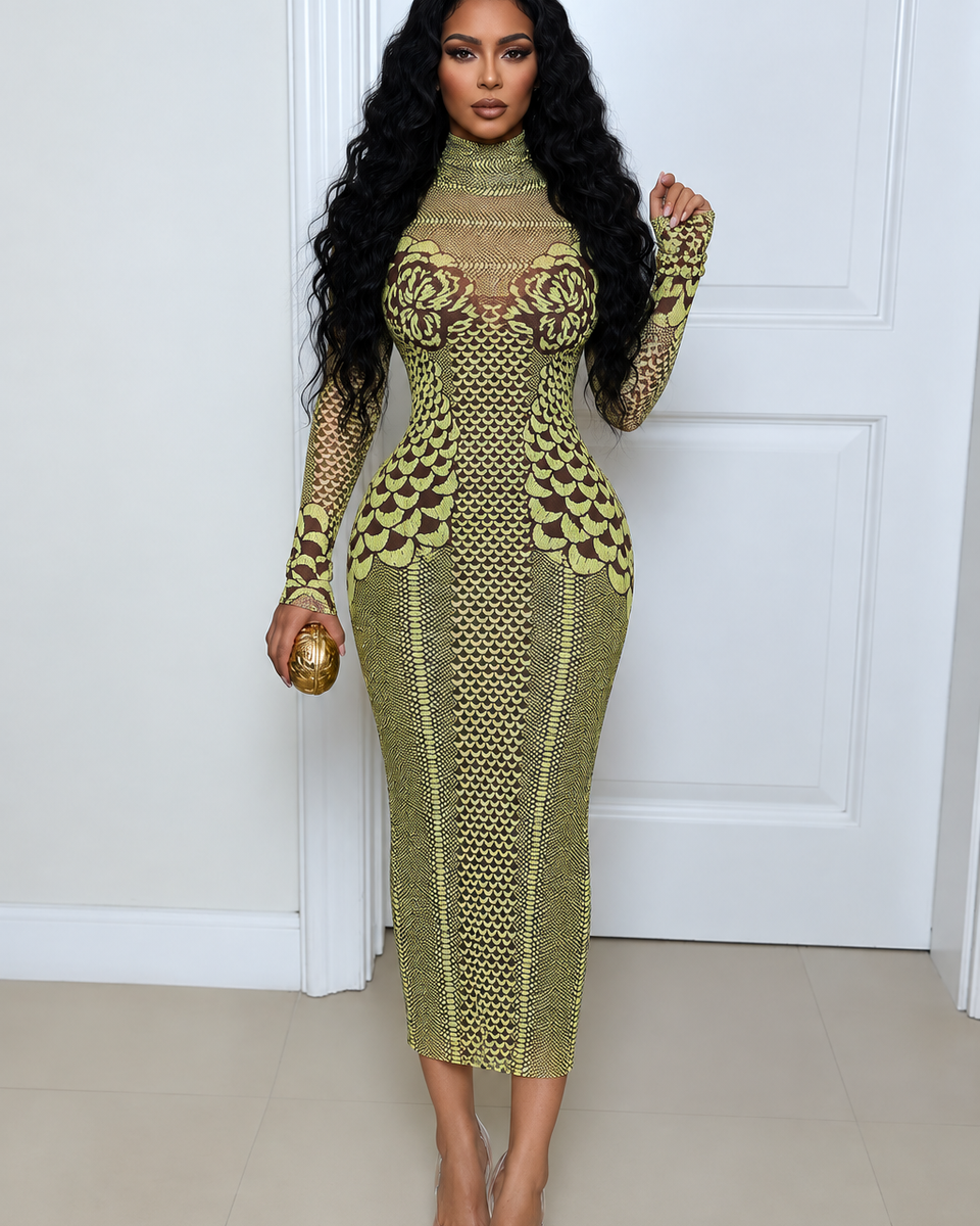 Printed Maxi Dress