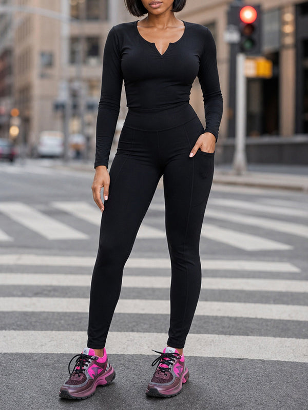 Solid Yoga 2PC Set