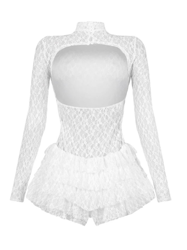 Cutout Lace Romper
