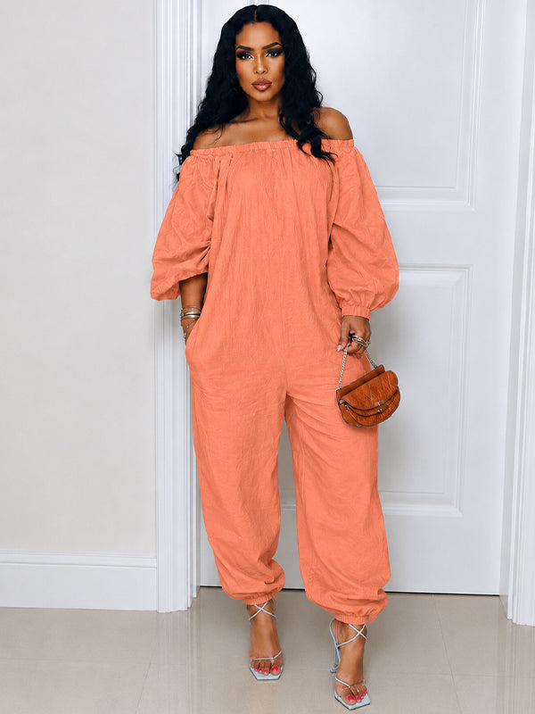 Off Shoulder Heram Jumpsuit