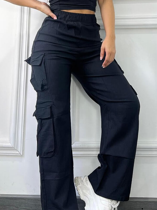 Motionkiller Black Cargo Pants