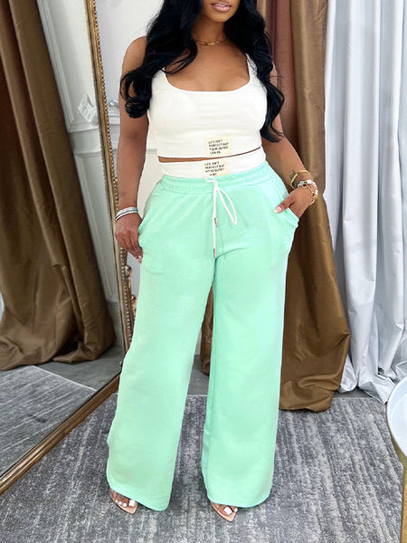 Morchique Tank Top & Drawstring Pants Set