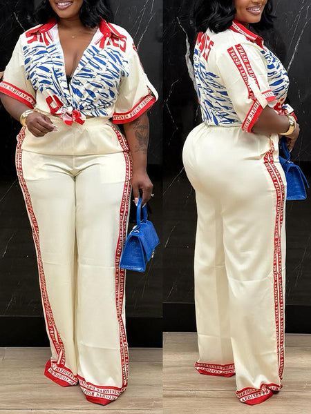 Printed Shirt & Pants Set