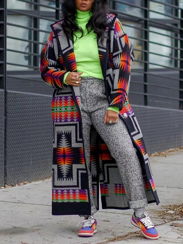 Morchique Printed Hooded Duster