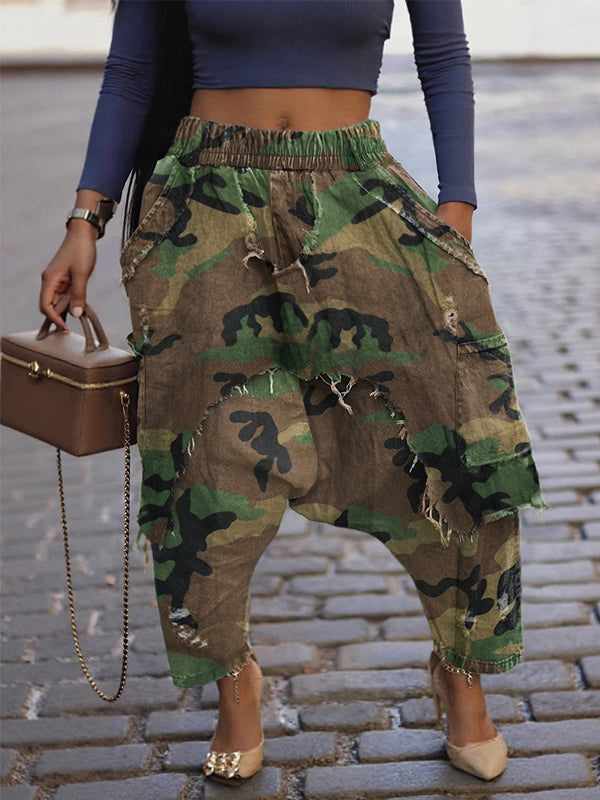 Morchique Camo Harem Pants