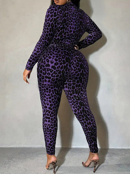 Leopard Pants Set