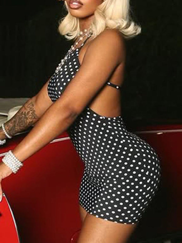 Dot Halter Dress