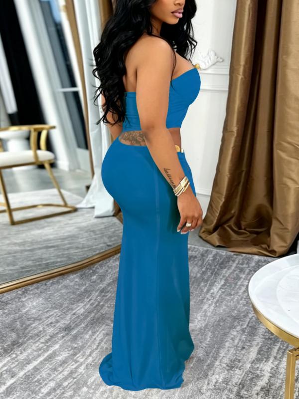 Strapless Cutout Dress