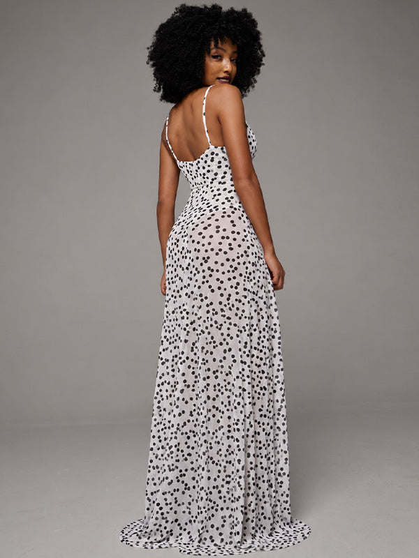 Dot Cami Maxi Dress