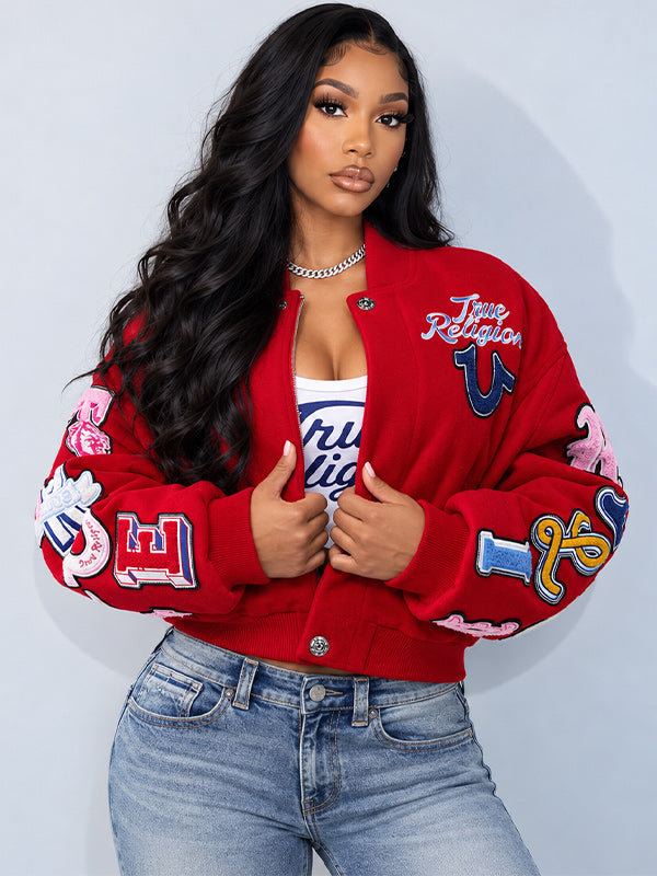 Printed Bomber Jacket
