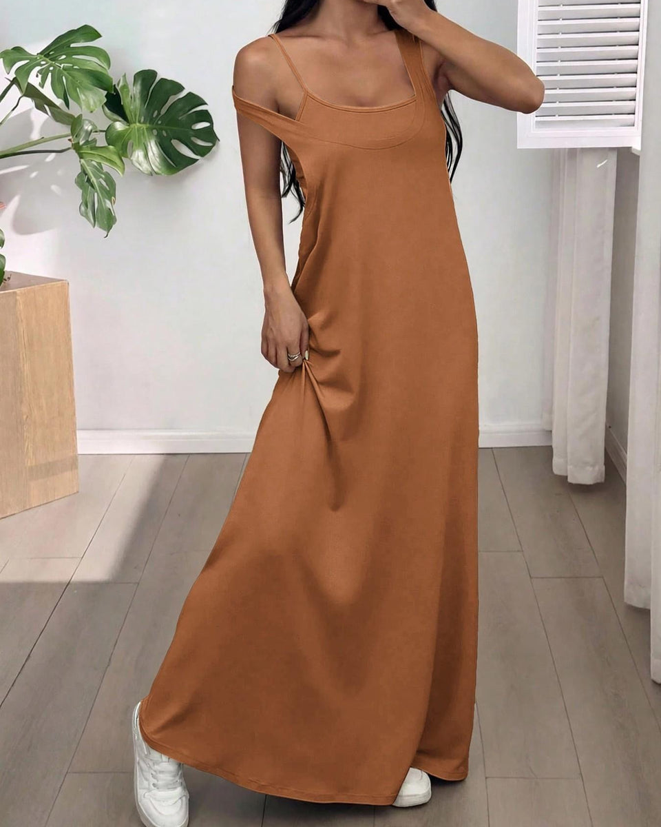Bodycon Two Piece Maxi Dress