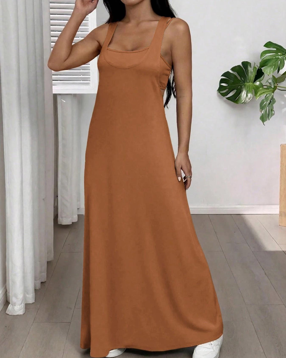 Bodycon Two Piece Maxi Dress