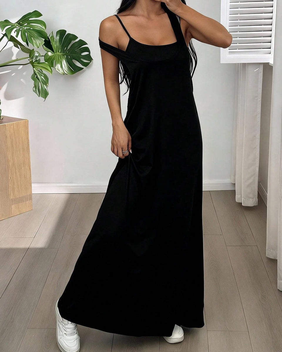 Bodycon Two Piece Maxi Dress