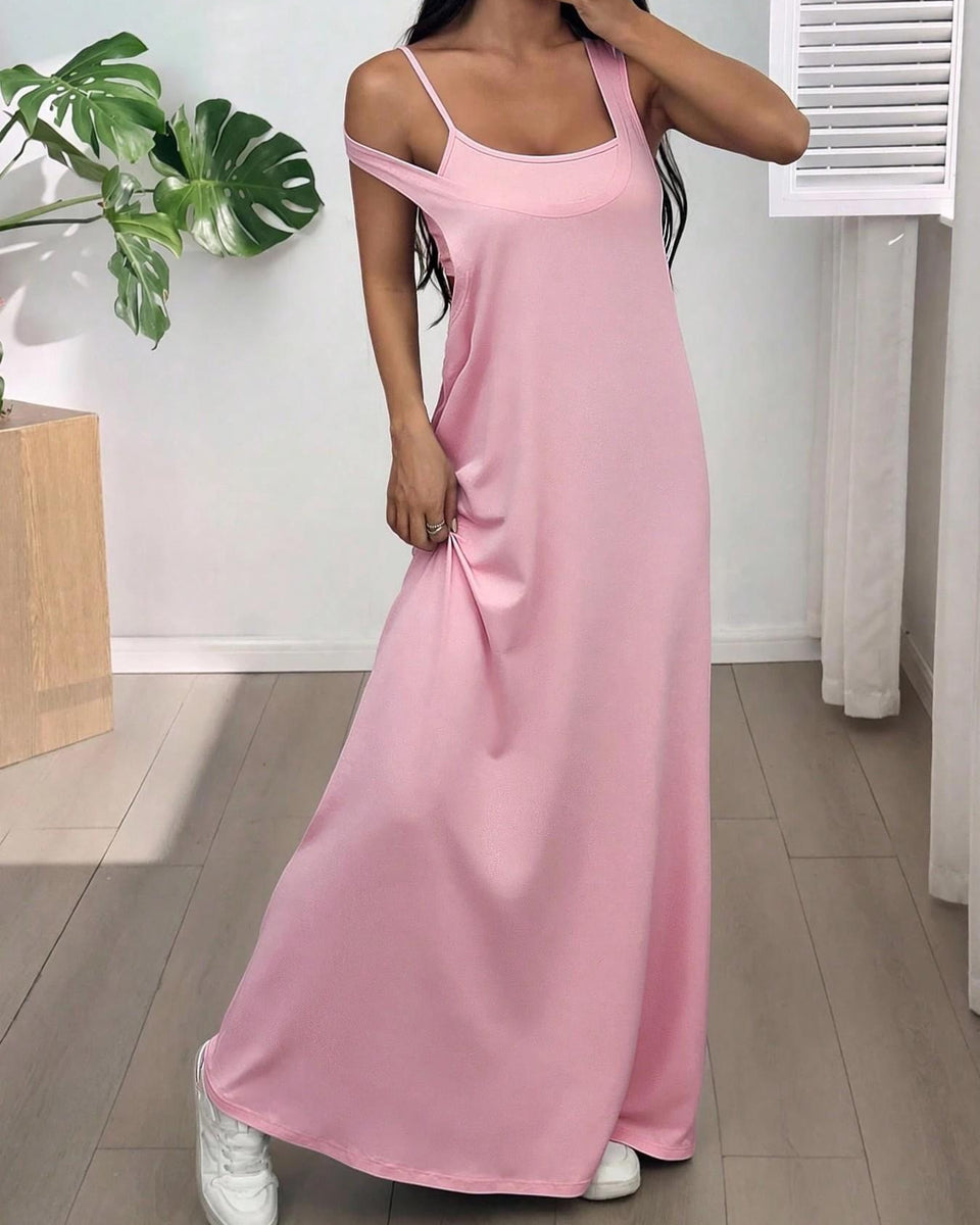 Bodycon Two Piece Maxi Dress