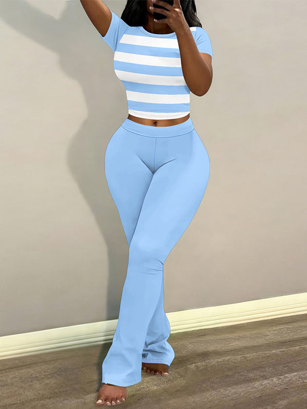 Printed Tee & Pants Set