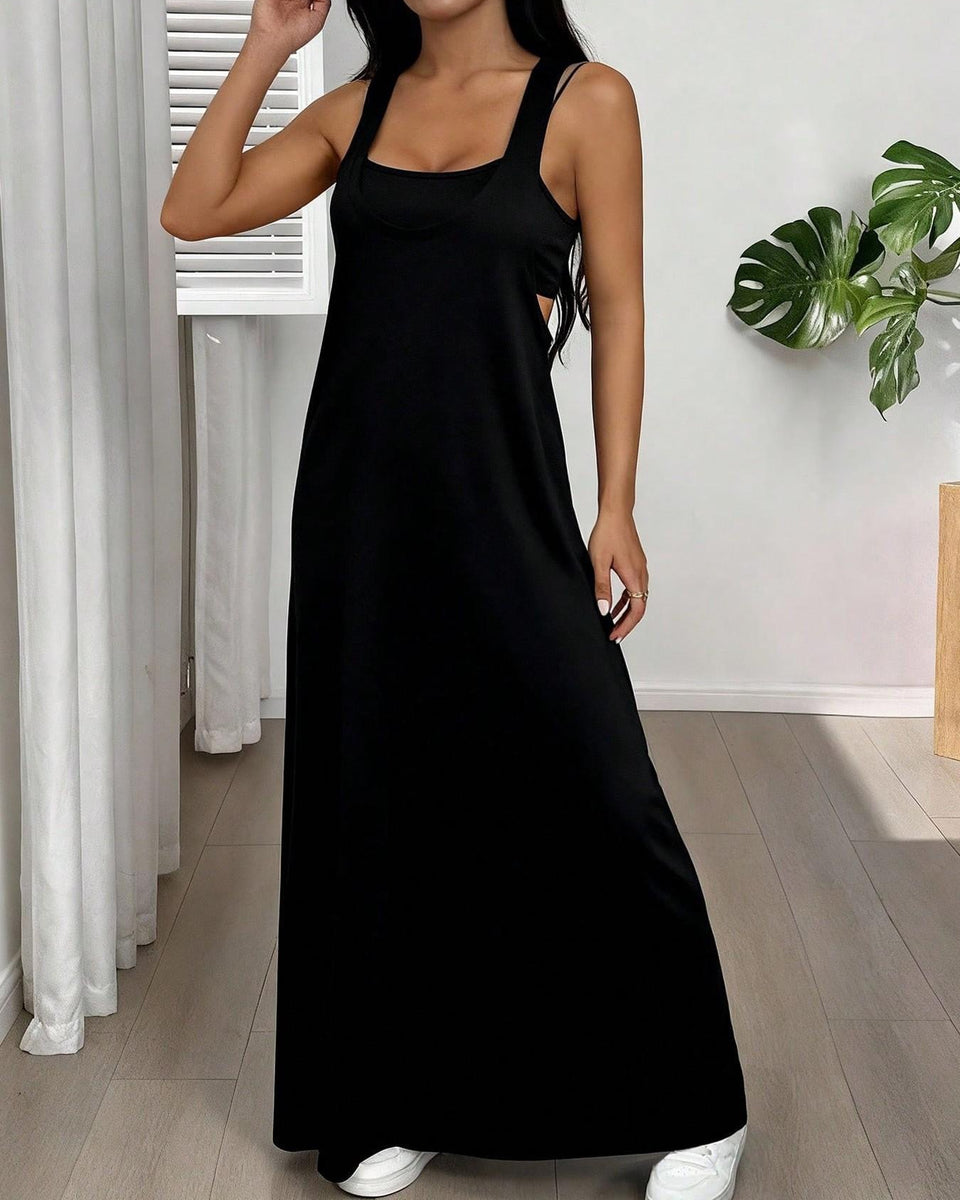 Bodycon Two Piece Maxi Dress