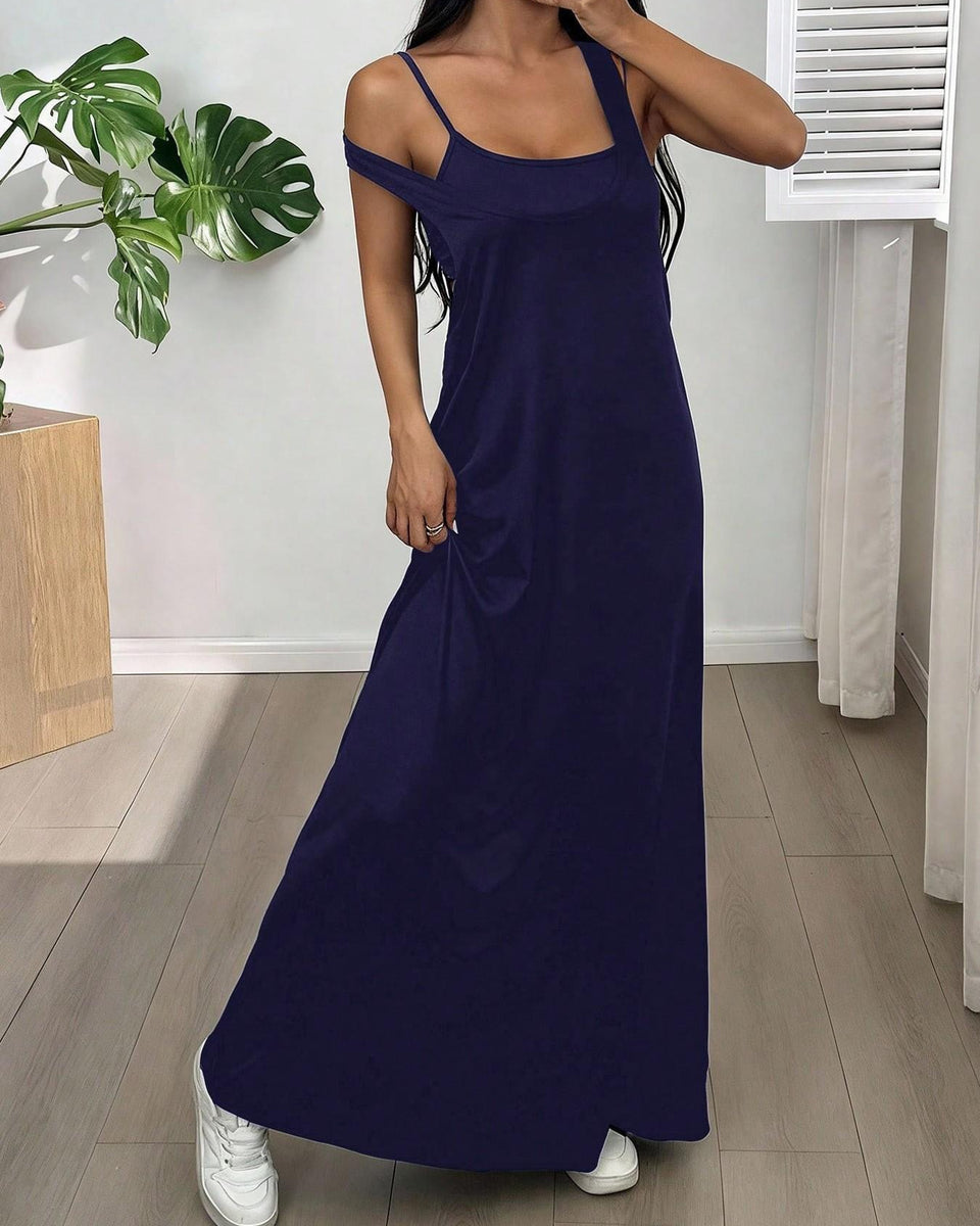 Bodycon Two Piece Maxi Dress