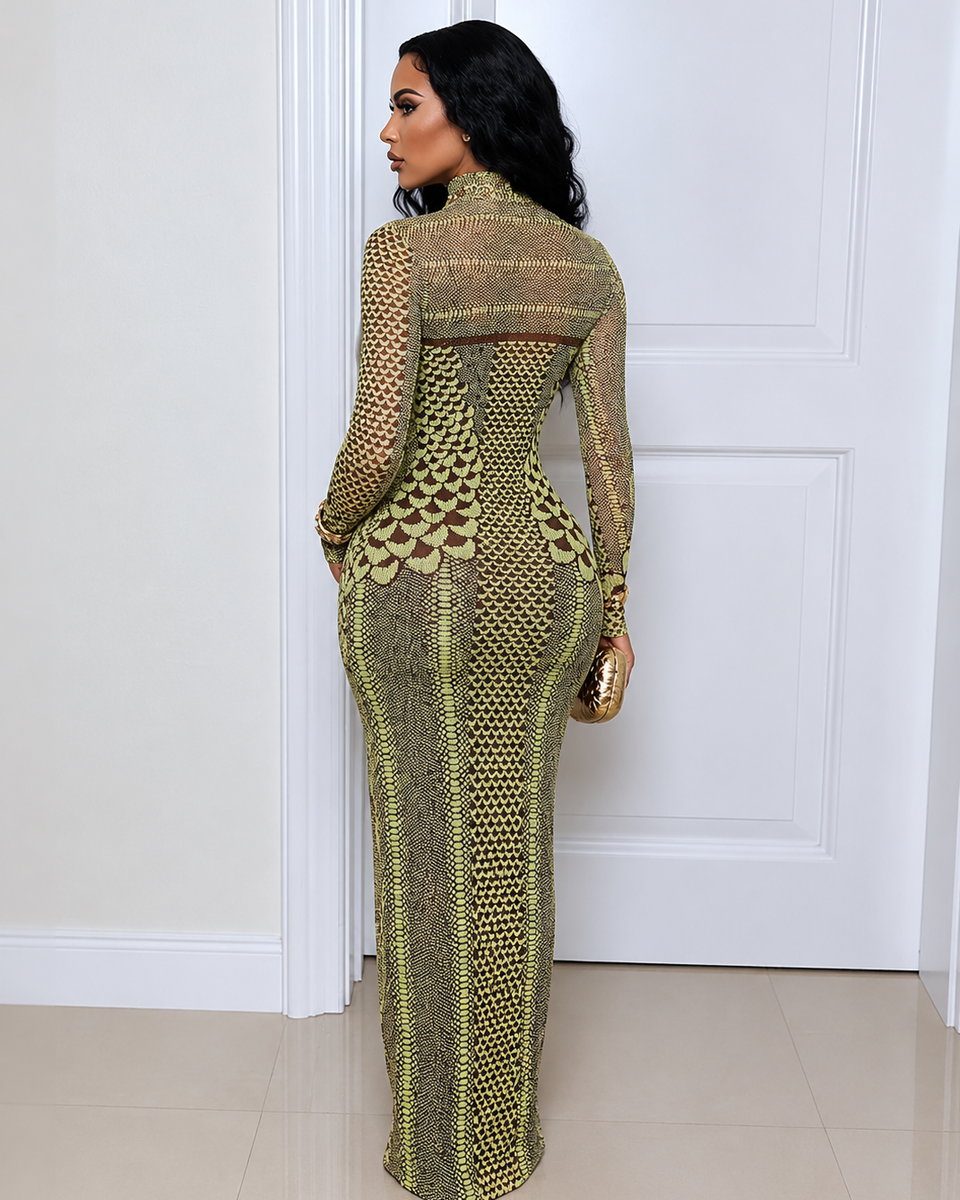 Printed Maxi Dress