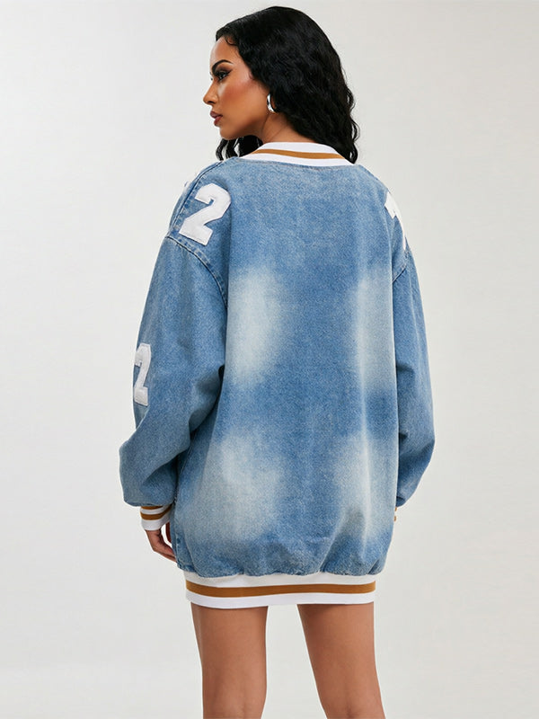 Logo V-Neck Mini Dress
