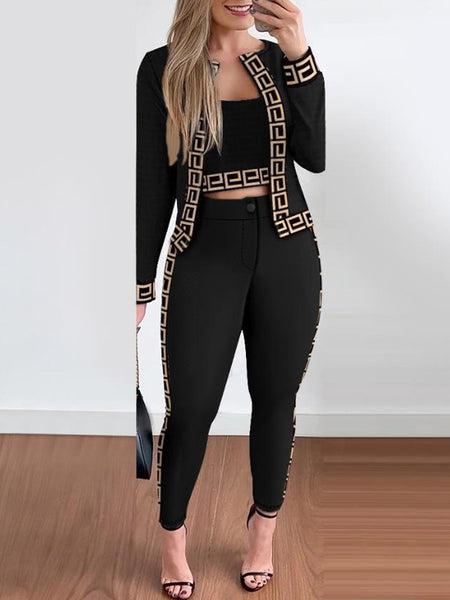 Printed Skinny 3PC Set