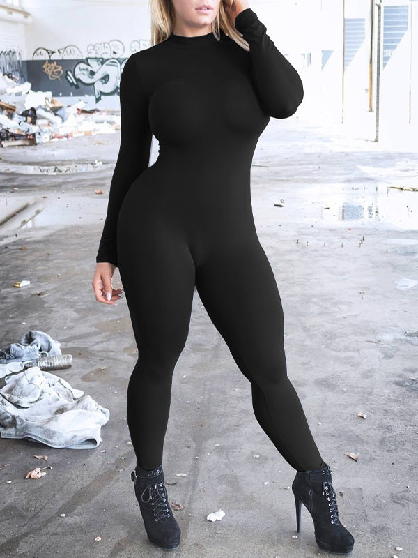 Solid Skinny Jumpsuit
