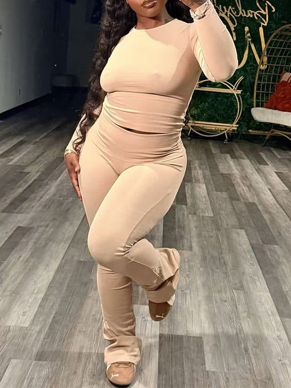 Solid Sporty 2PC Set