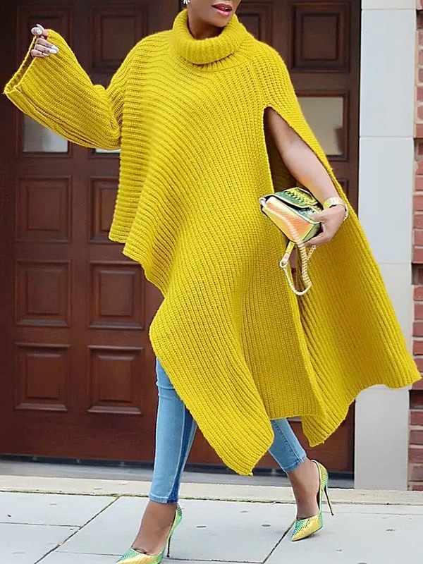Morchique Knit Turtleneck Tunic Top